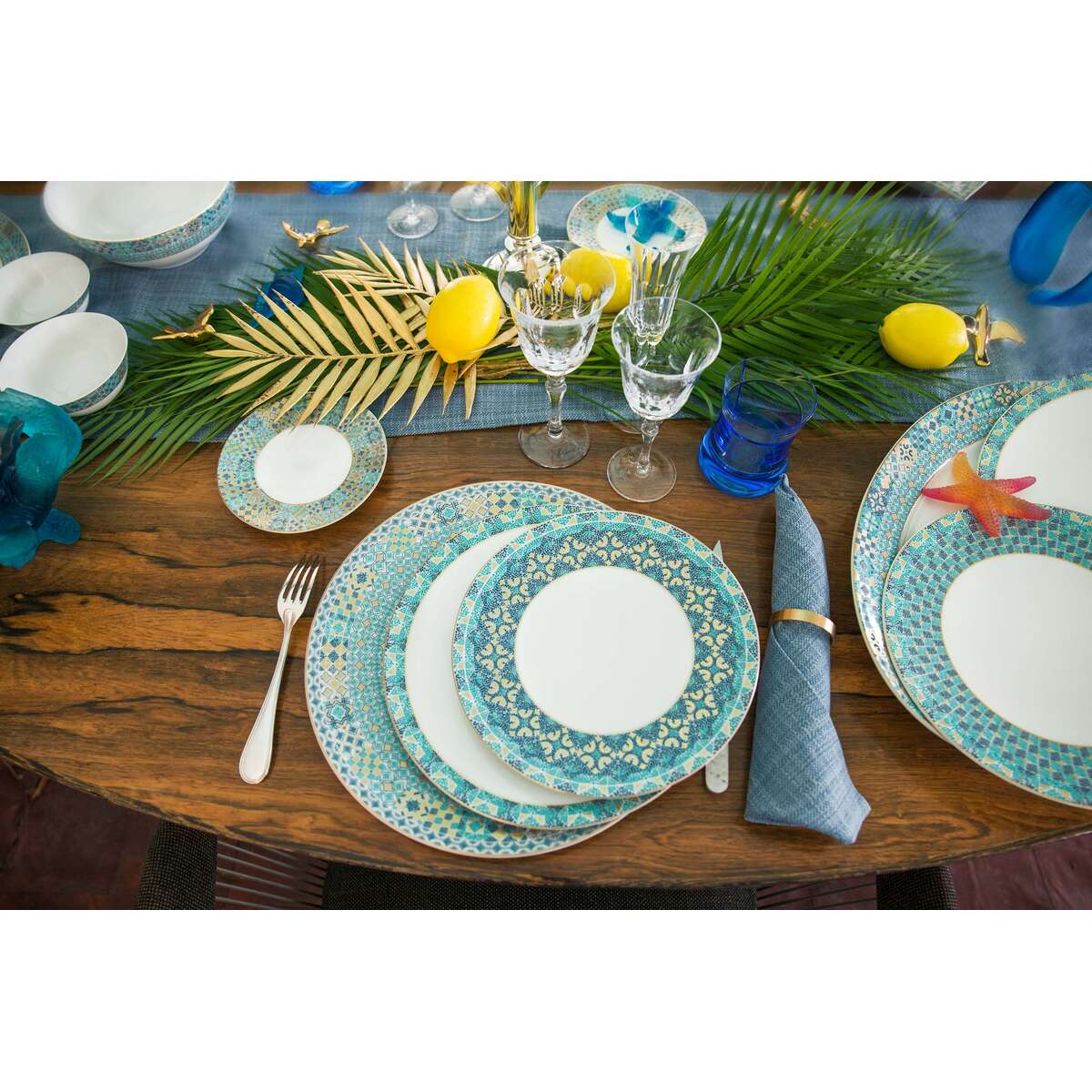 Haviland Portofino Service Plate, lifestyle view