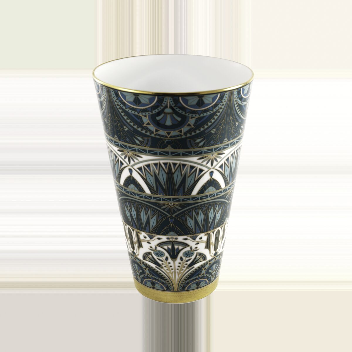 Haviland Rêves Du Nil Green Gold Large Vase