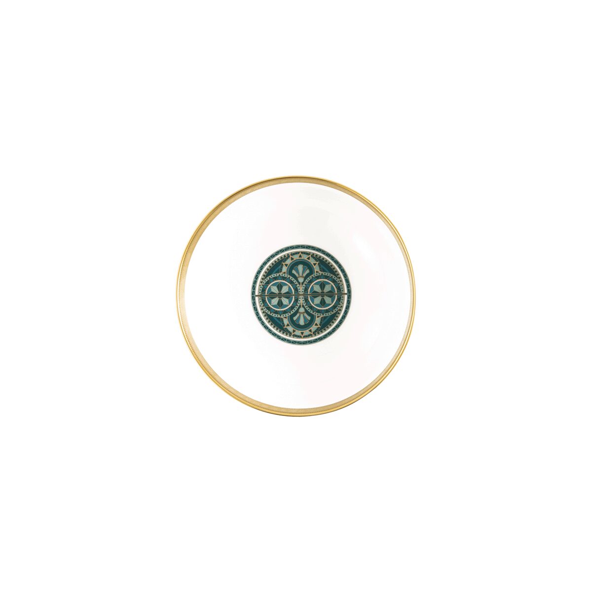 Haviland Rêves Du Nil Green Gold Rice Bowl, alternate view