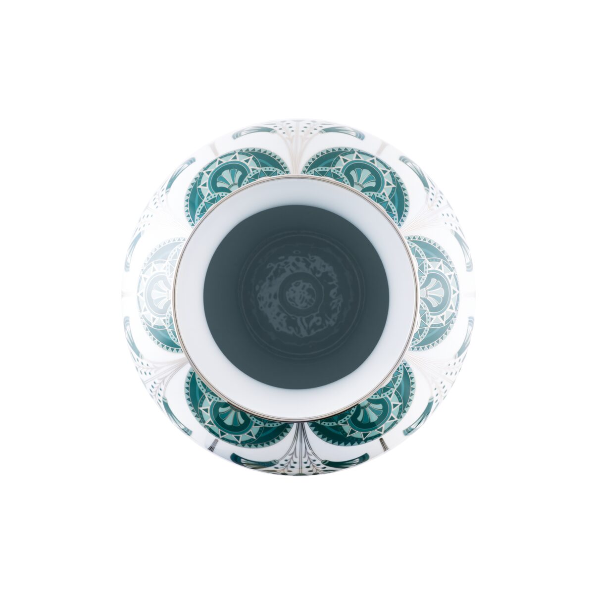 Haviland Rêves Du Nil Green Platinum Xl Vase, alternate view