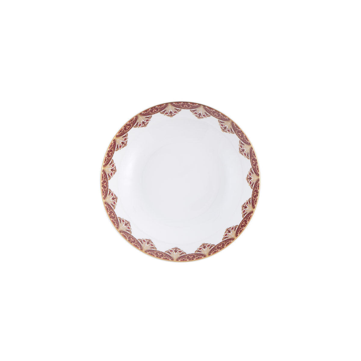 Haviland Rêves Du Nil Pourpre Gold Coup Soup Plate Coupe Soup Bowl
