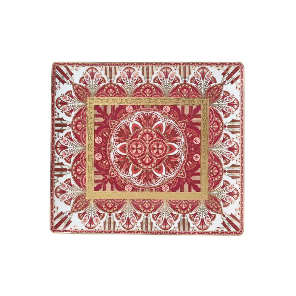 Haviland Rêves Du Nil Pourpre Rectangular Tray, alternate view