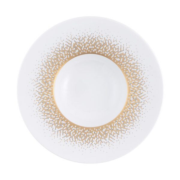 Haviland Souffle D'or Large Rim Soup Plate Soup Plates & Rimmed Soup Bowl, alternate view