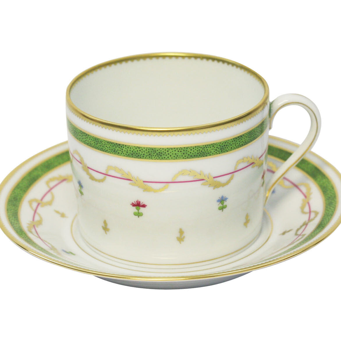 Haviland Vieux Paris Vert Cappuccino Cup and Saucer Cup & Saucer Set