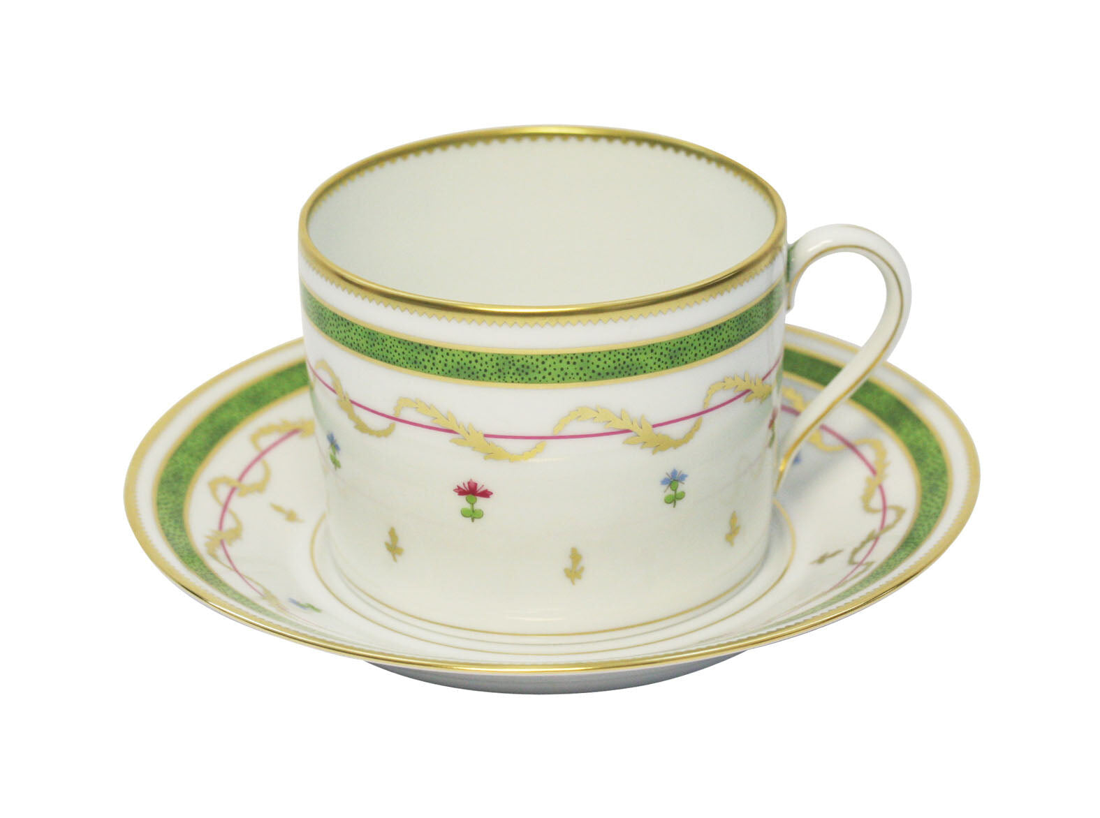 Haviland Vieux Paris Vert Cappuccino Cup and Saucer Cup & Saucer Set