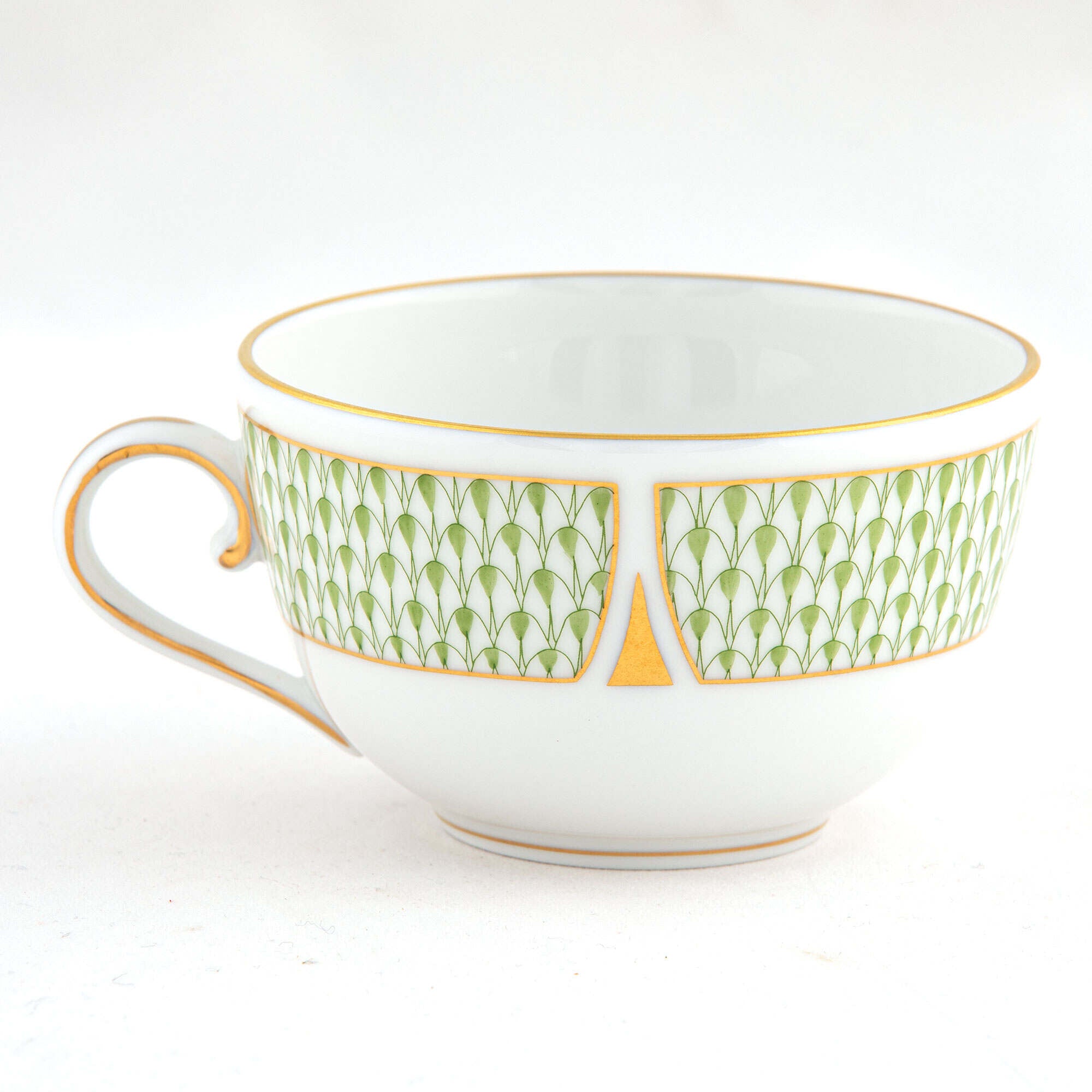 Herend Art Deco Green Tea Cup Cup & Saucer Set β additional view