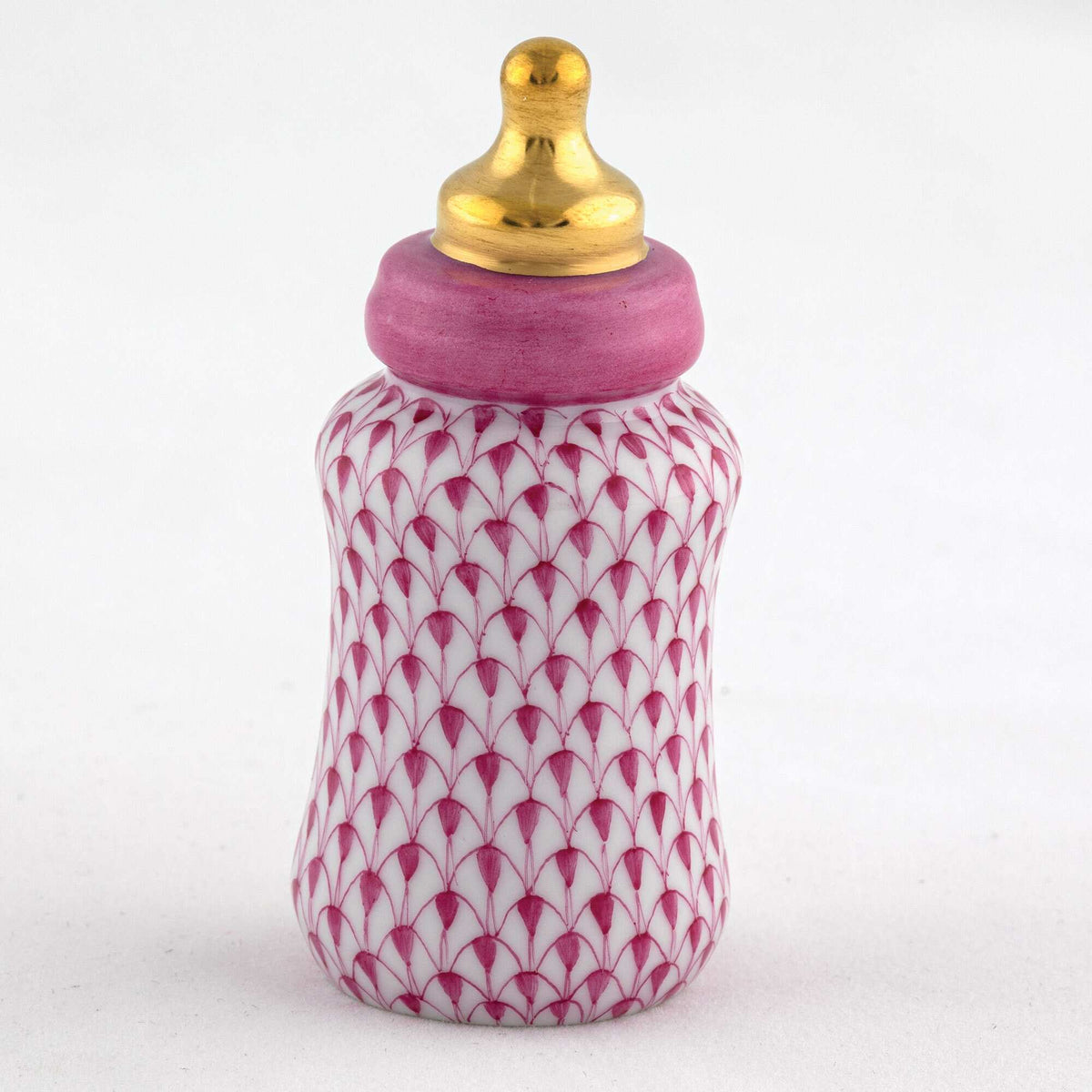 Herend Baby Bottle Figurine – Raspberry, alternate view