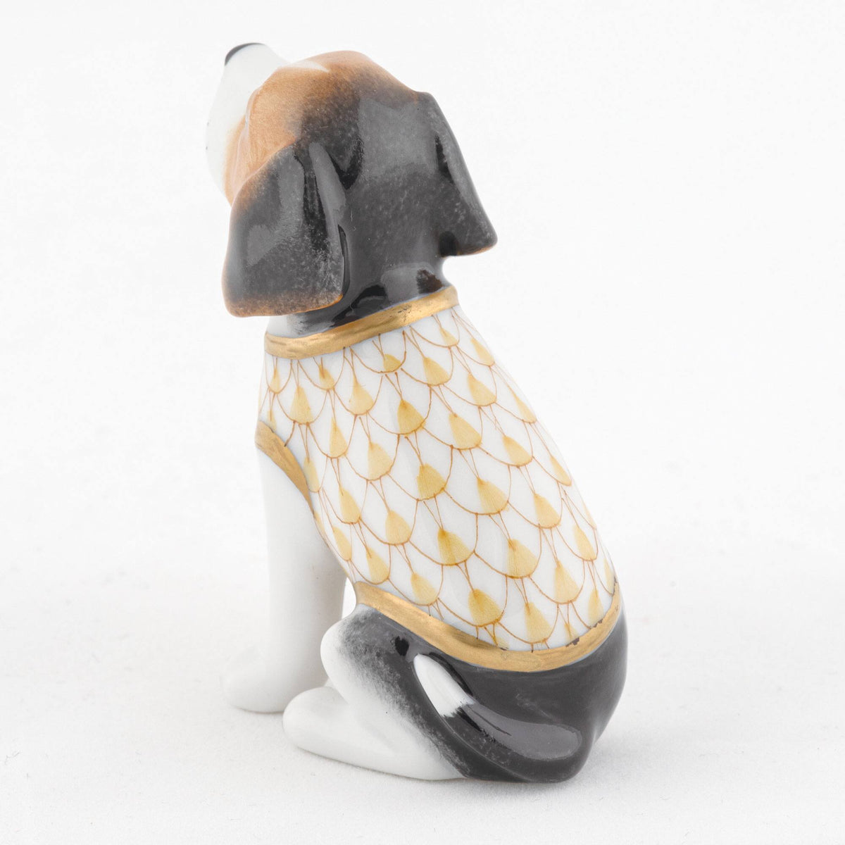 Herend Beagle Puppy Figurine – Butterscotch, alternate view