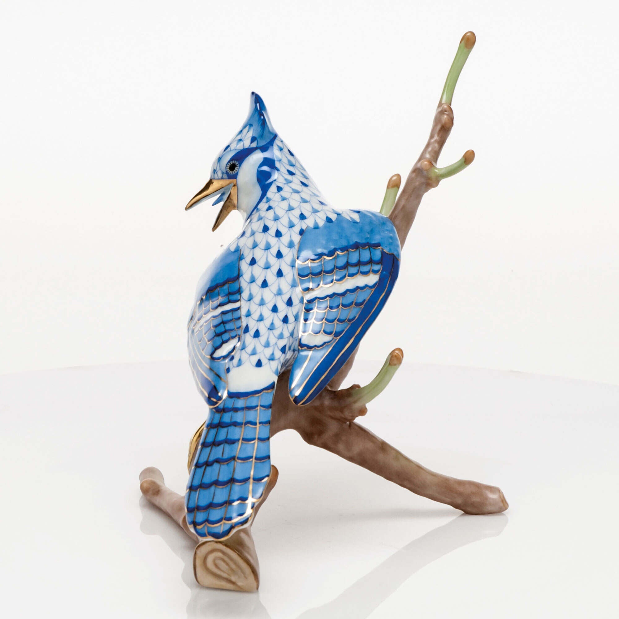 Herend Blue Jay Figurine β additional view
