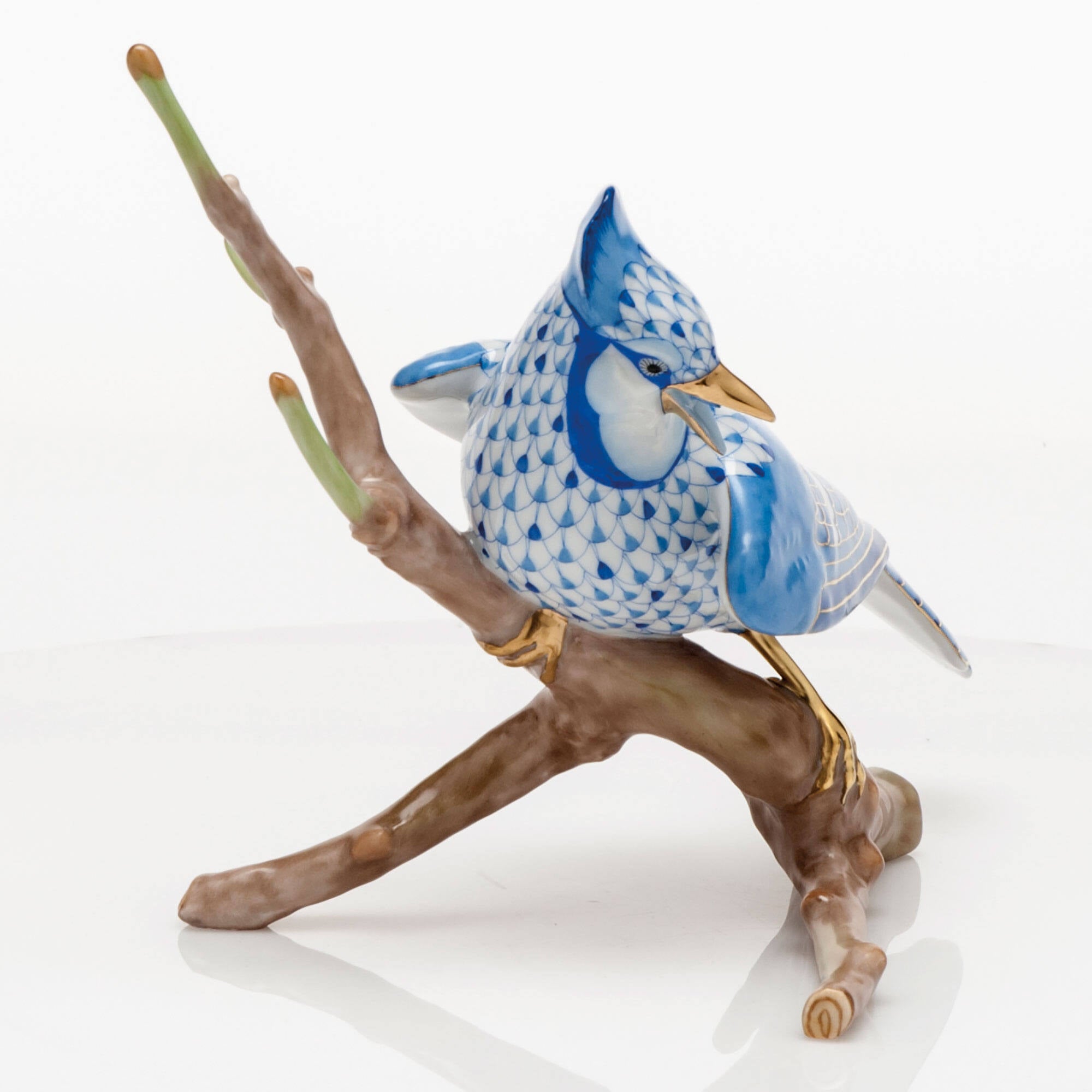Herend Blue Jay Figurine β additional view