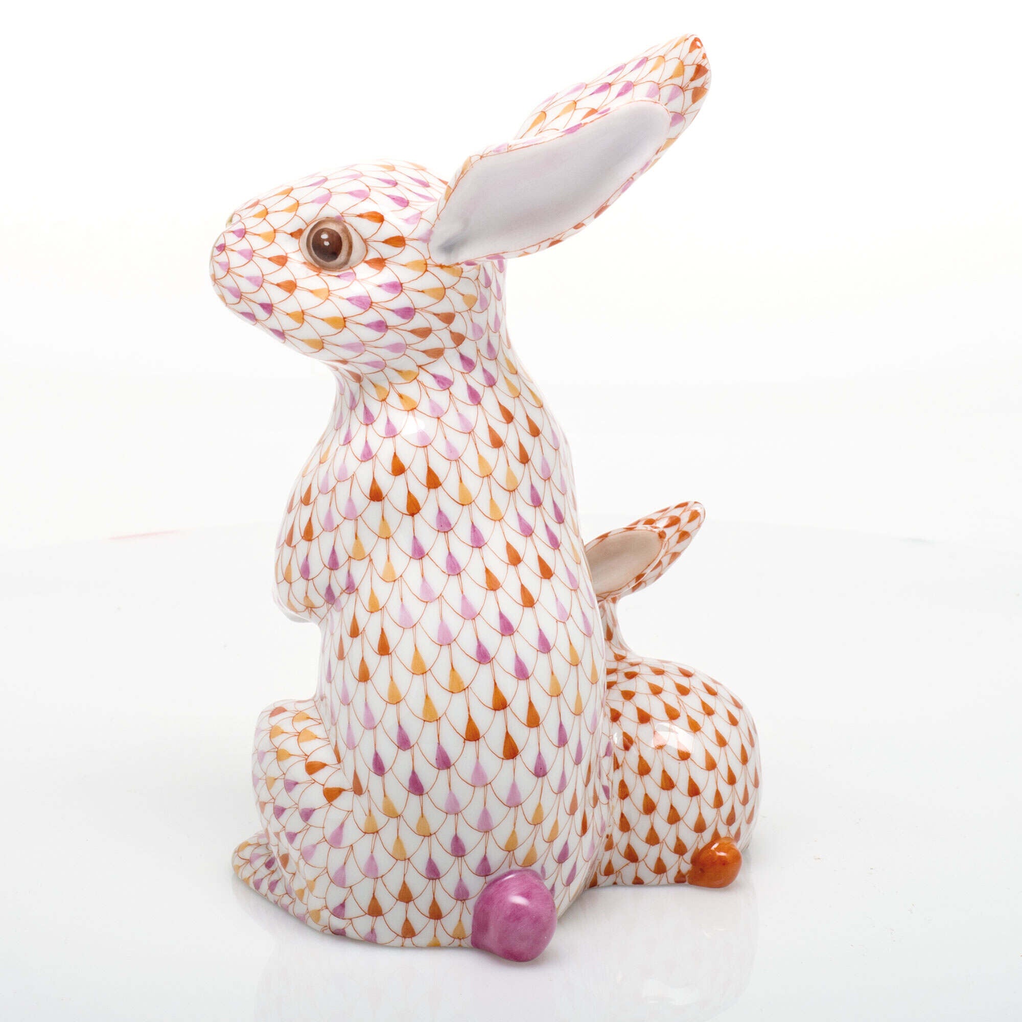 Herend Bunny with Babe Figurine β additional view