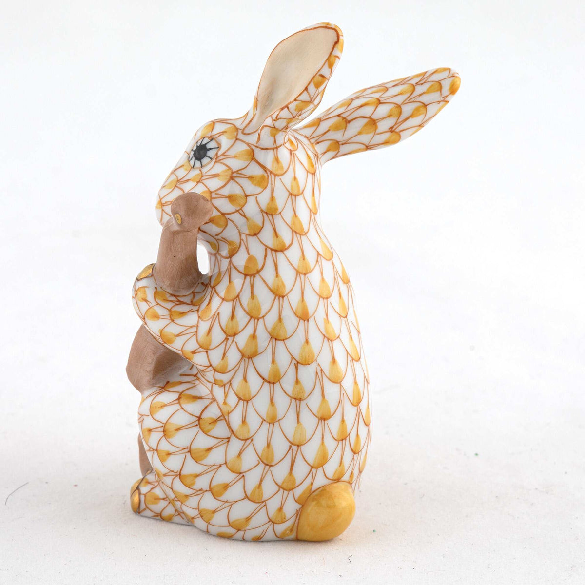 Herend Cello Bunny Figurine – Butterscotch, alternate view
