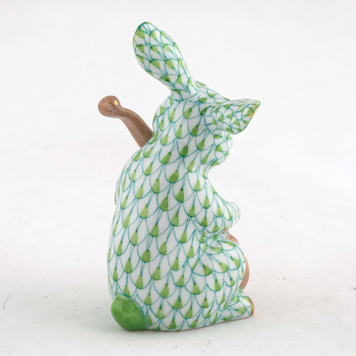 Herend Cello Bunny Figurine – Key Lime, alternate view