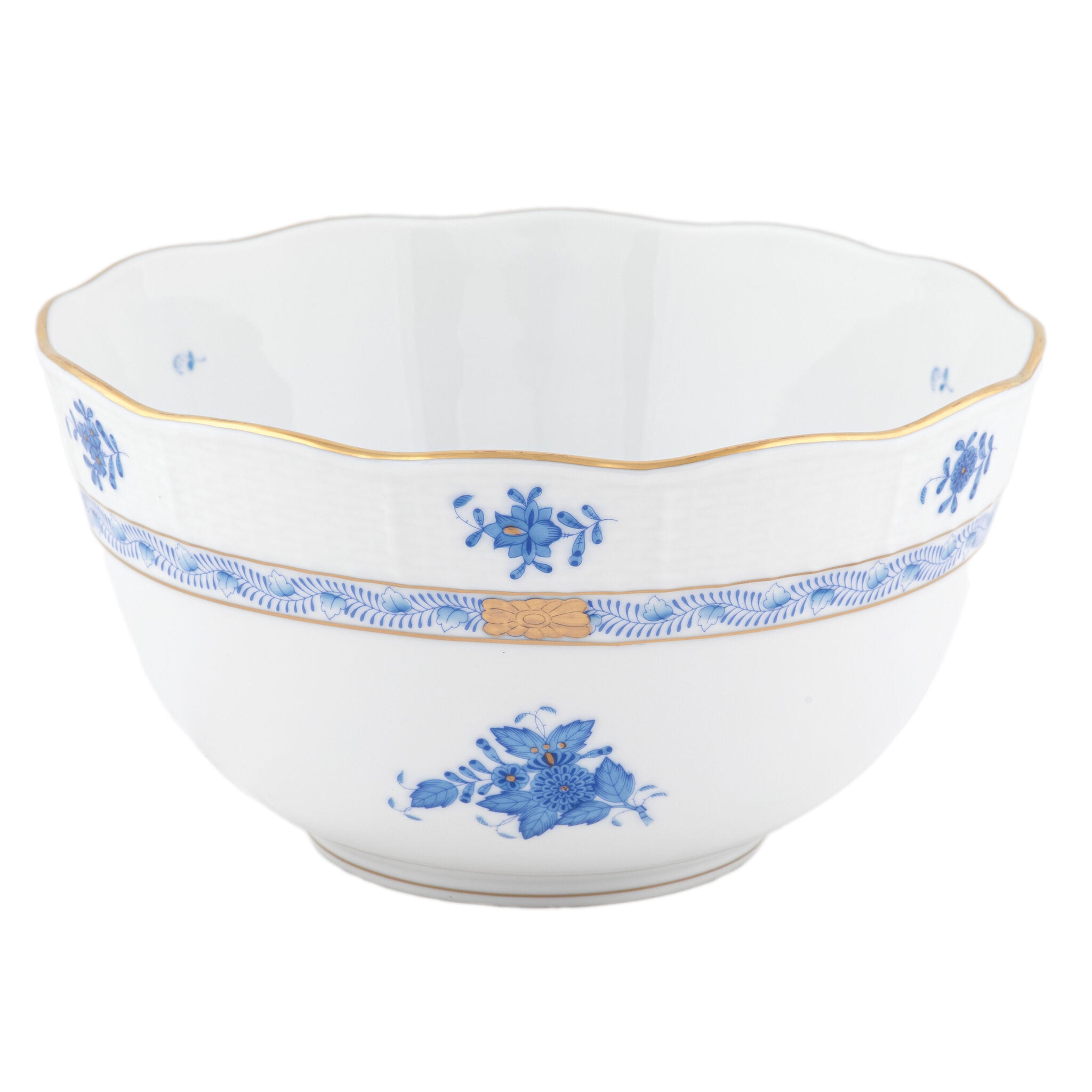 Herend Chinese Bouquet Blue Round Bowl β additional view