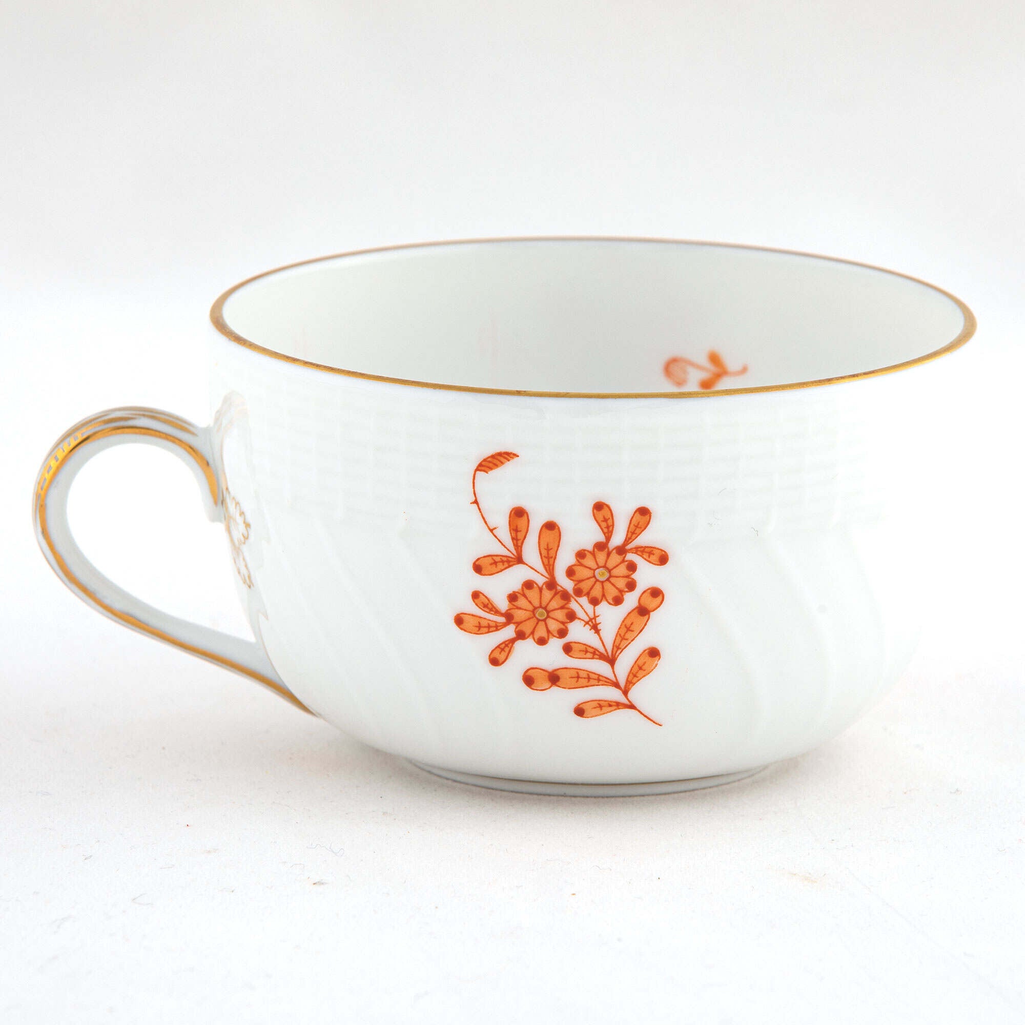 Herend Chinese Bouquet Rust Canton Cup Teacup β additional view