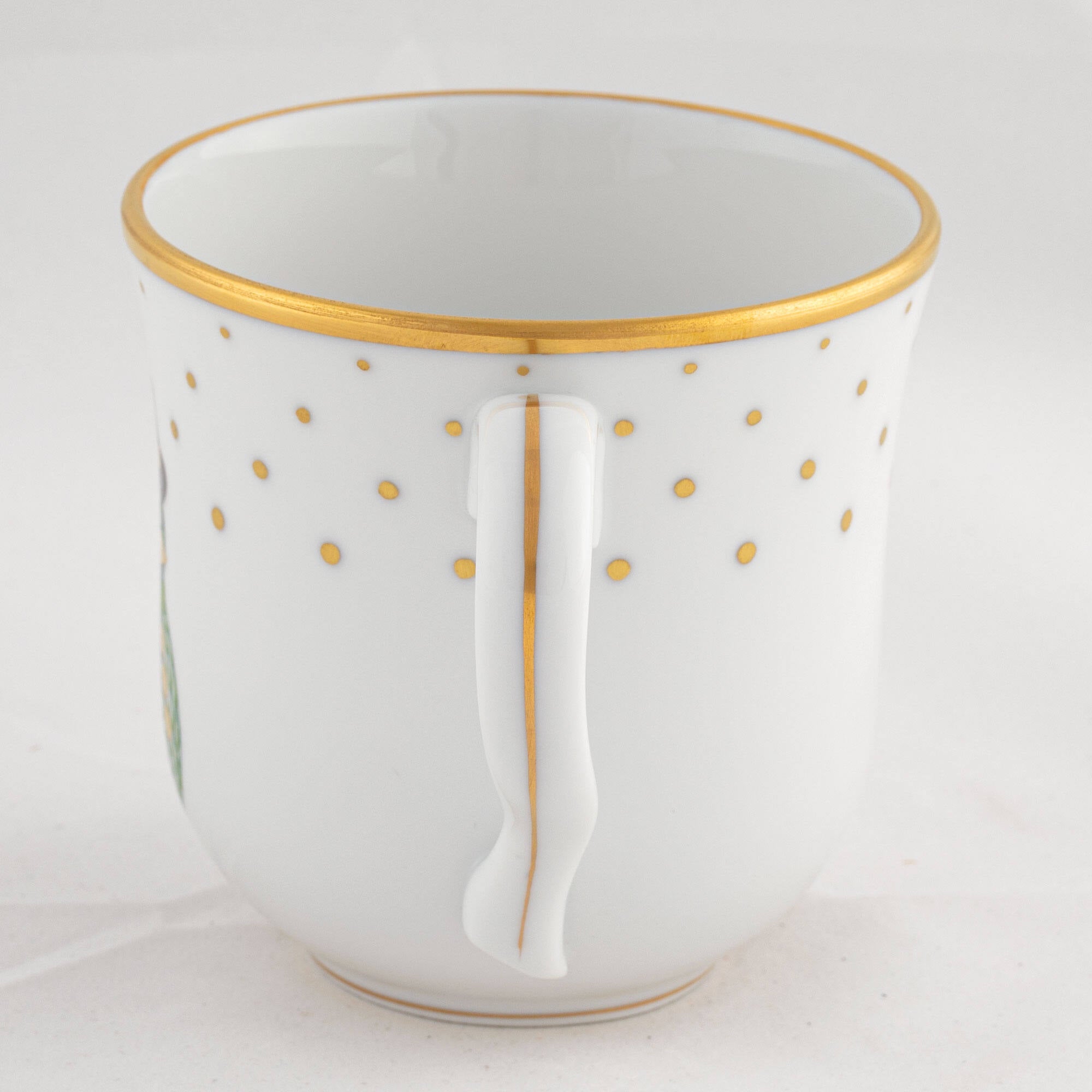 Herend Christmas Dessert Mug - Snowman β additional view