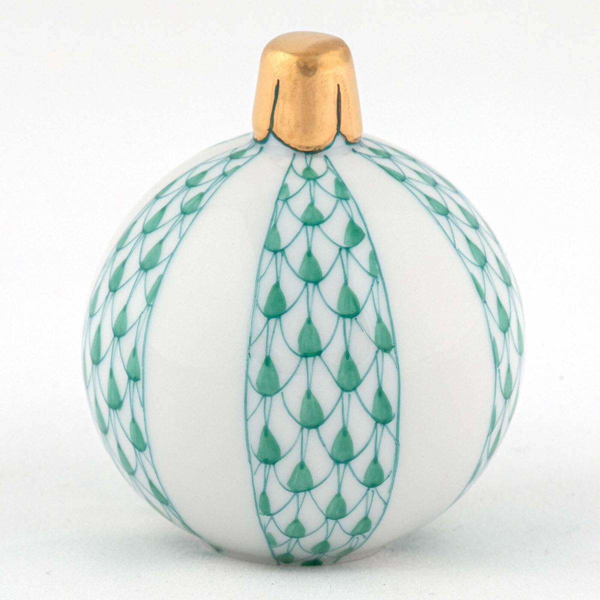 Herend Christmas Ornament Figurine – Green, alternate view