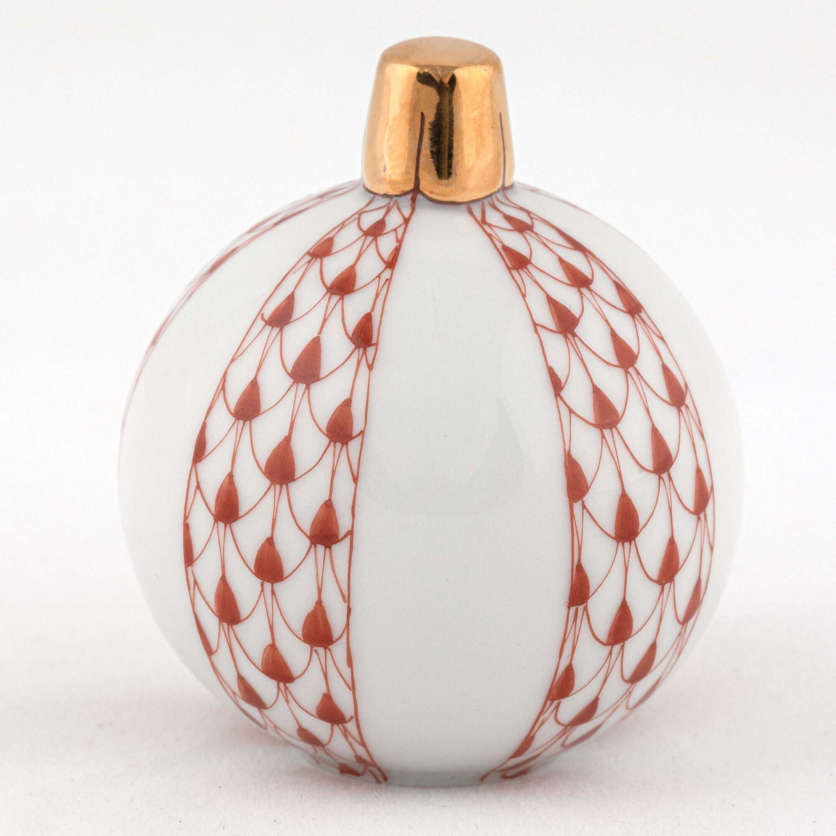 Herend Christmas Ornament Figurine – Rust, alternate view