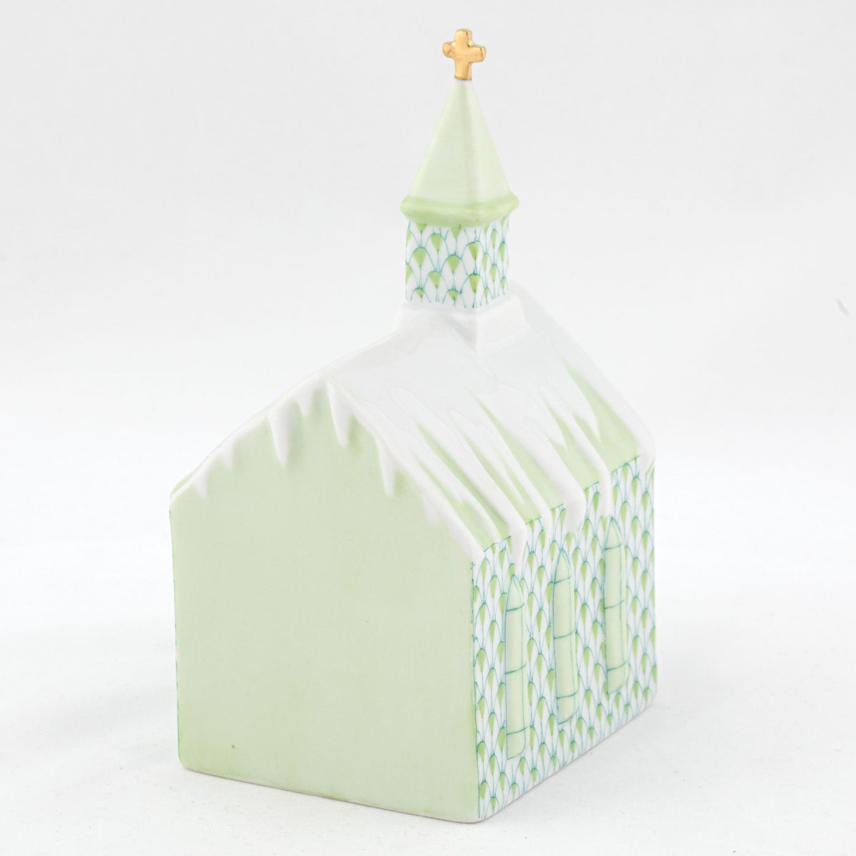 Herend Church Figurine – Key Lime, alternate view