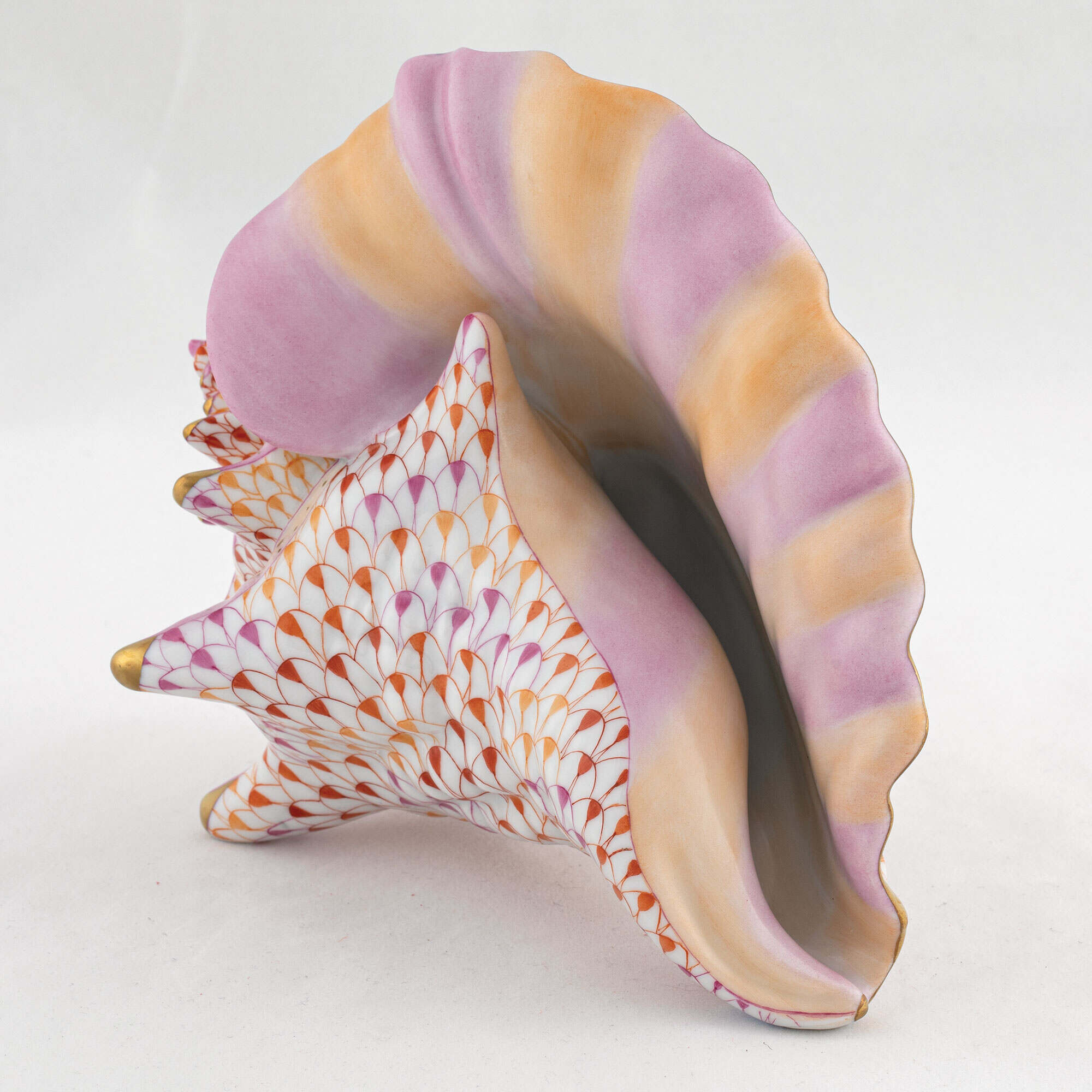Herend Conch Shell Figurine β additional view
