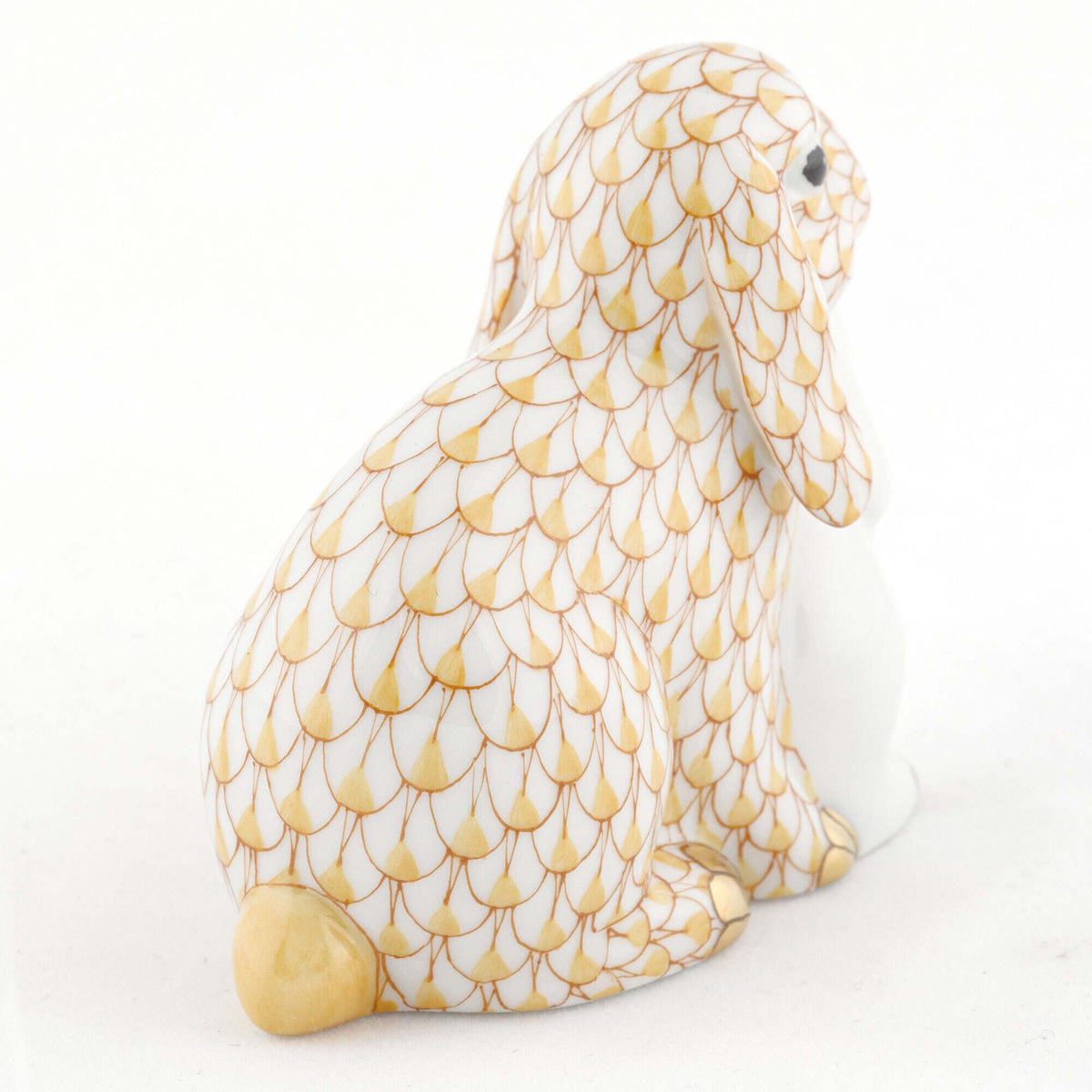 Herend Cuddling Bunnies Figurine – Butterscotch, alternate view