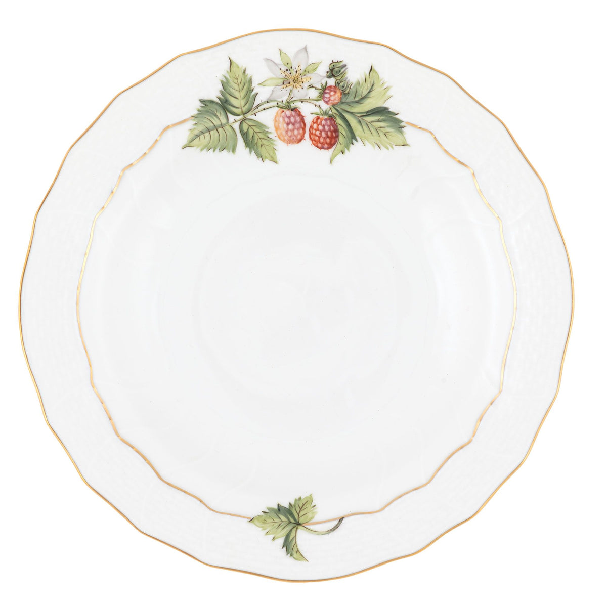 Herend Dessert Plate - Raspberry, alternate view