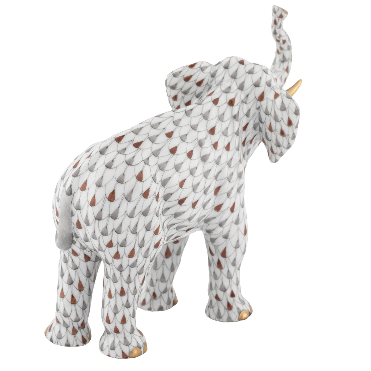 Herend Elephant Luck Figurine – Multicolor, alternate view