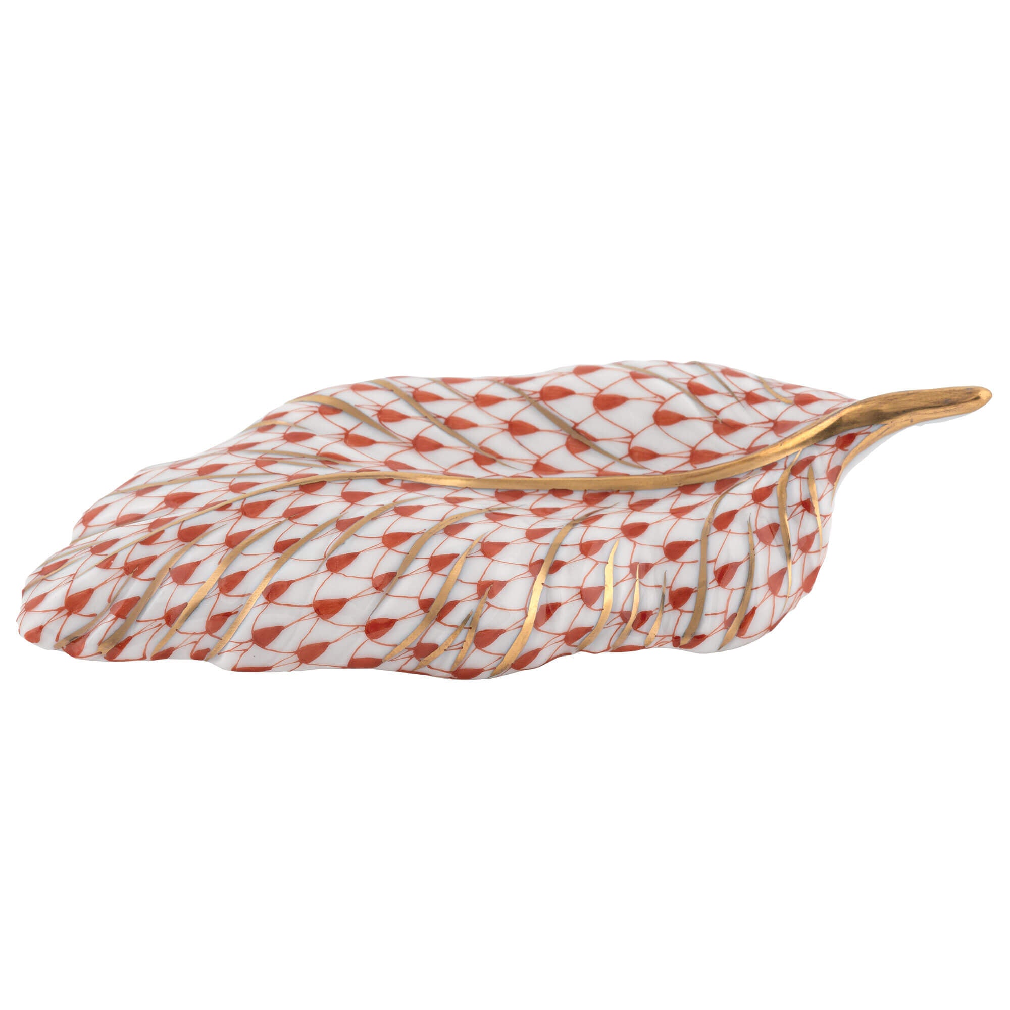 Herend Feather in Rust