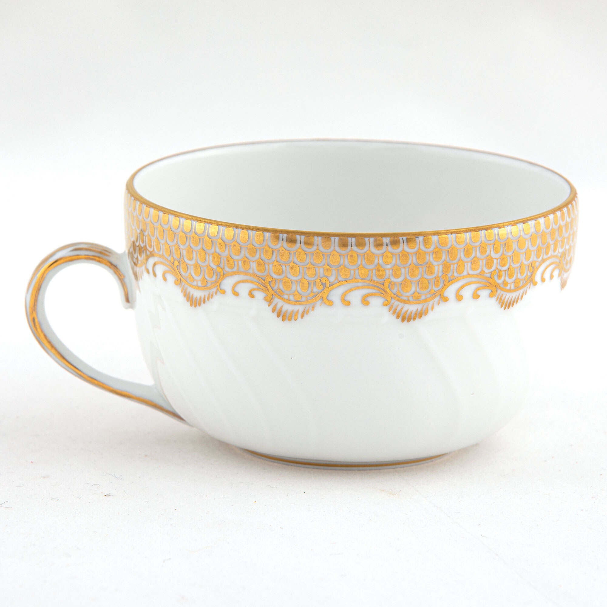 Herend Fish Scale Gold Canton Cup Teacup β additional view