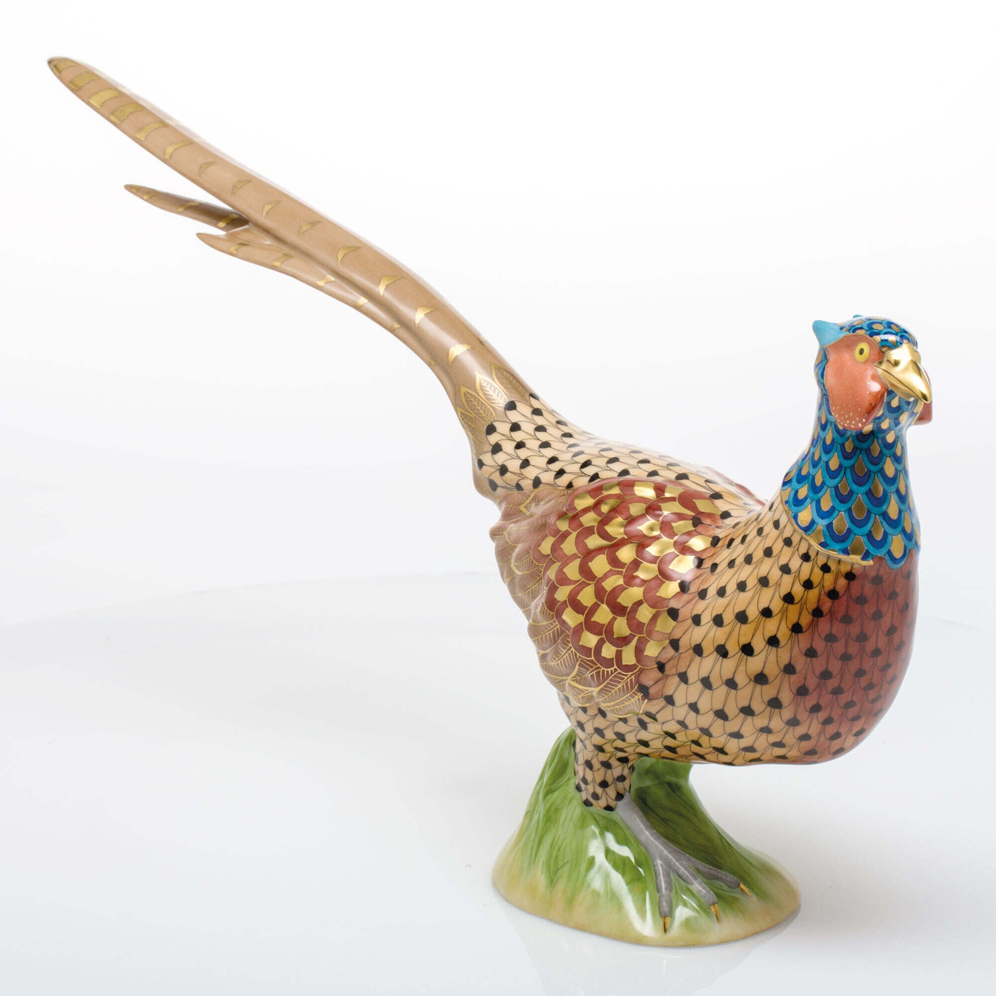 Herend Flamboyant Pheasant Figurine β additional view