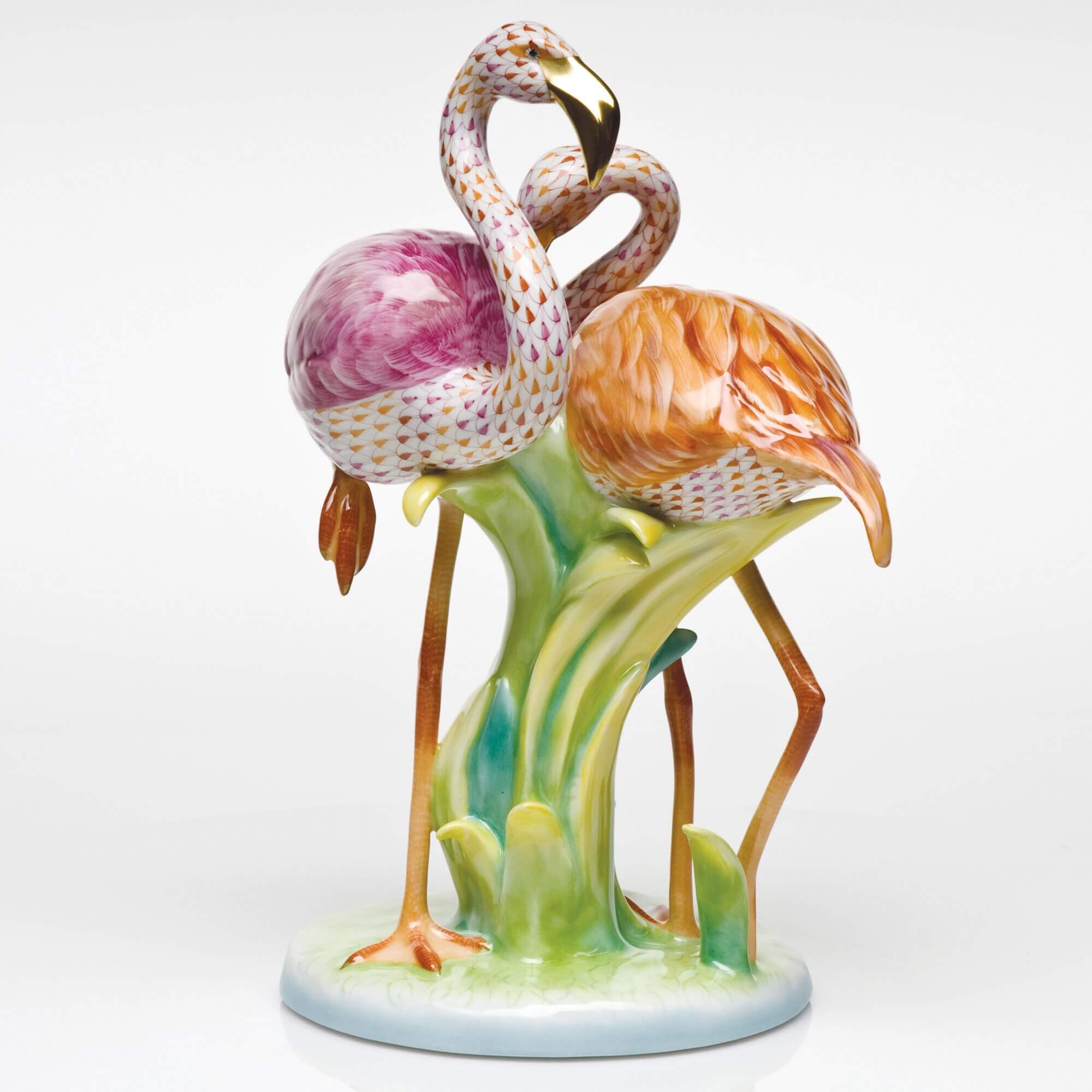 Herend Flamingo Duet Figurine β additional view