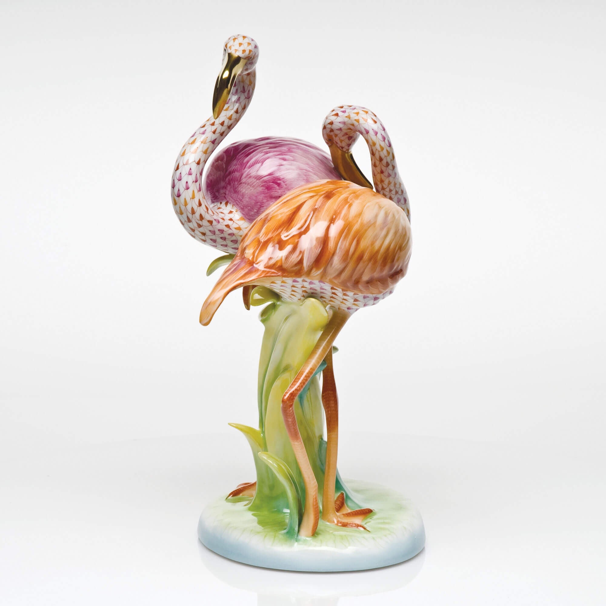 Herend Flamingo Duet Figurine β additional view