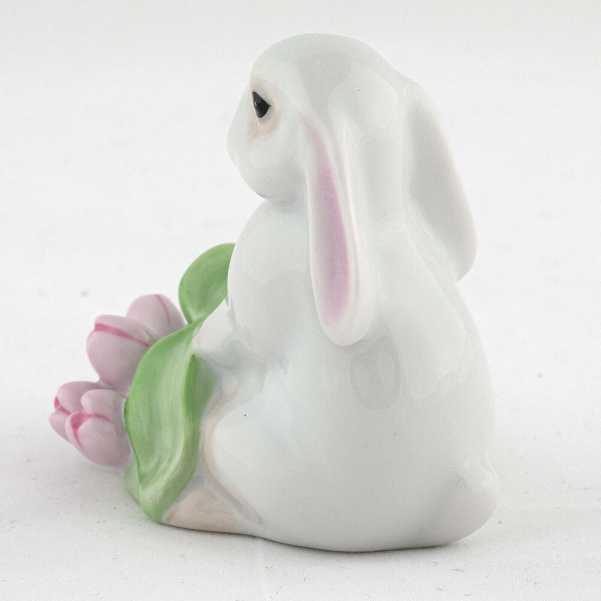 Herend Flowerpot Bunny Figurine – Chocolate, alternate view