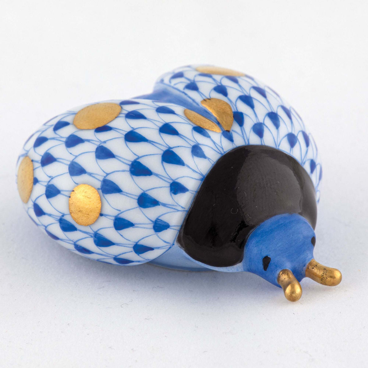 Herend Flying Ladybug Figurine – Sapphire, alternate view