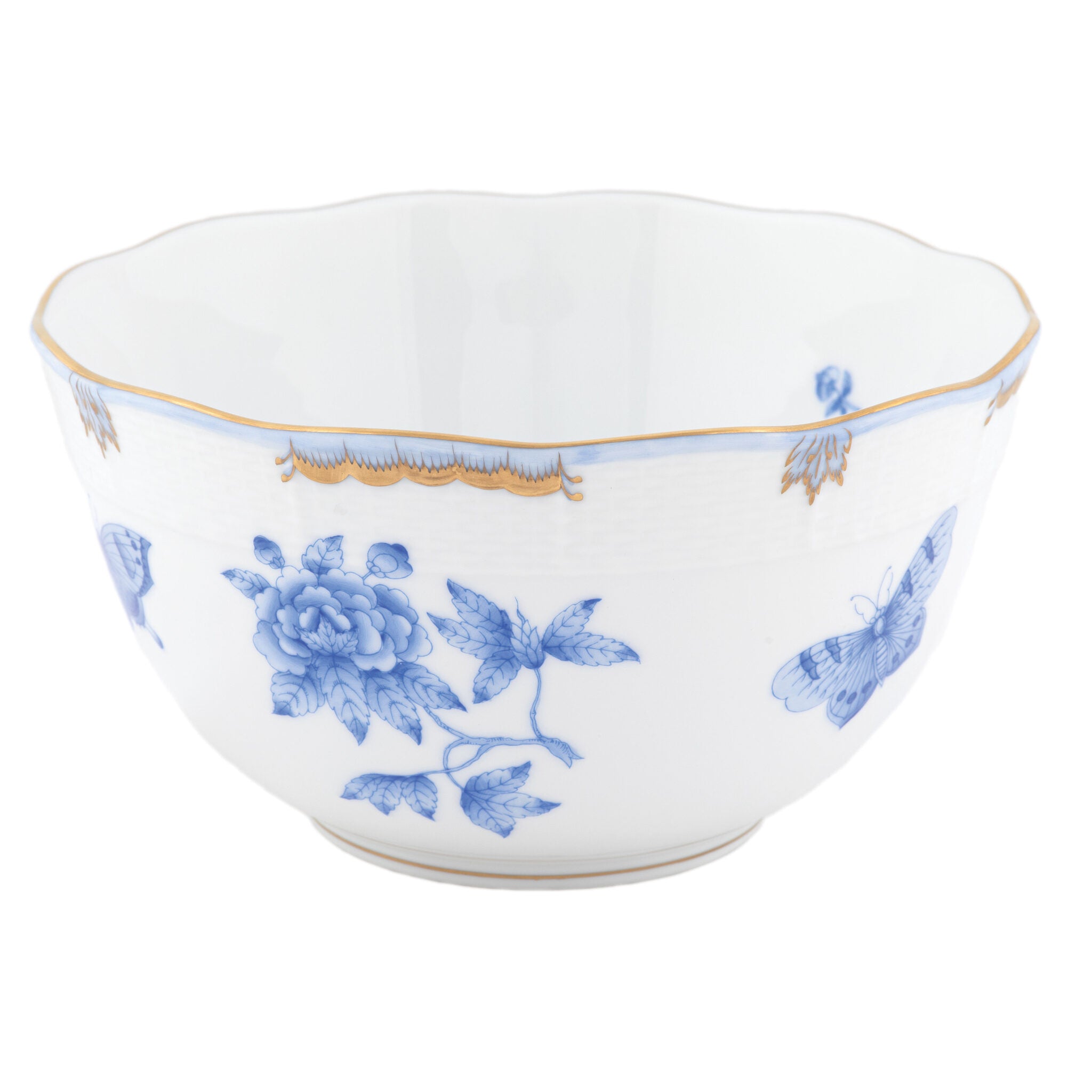 Herend Fortuna Blue Round Bowl β additional view