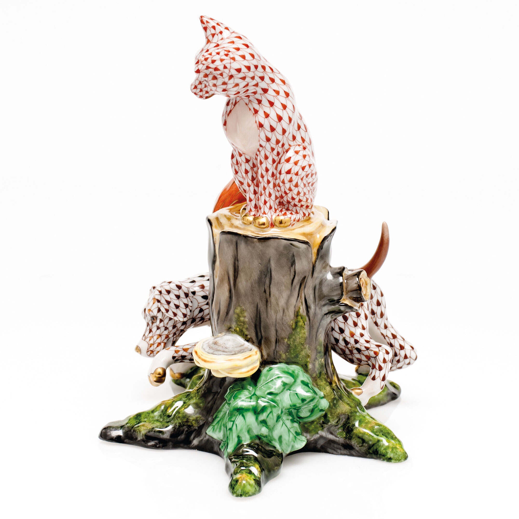 Herend Fox and Hound Figurine β additional view