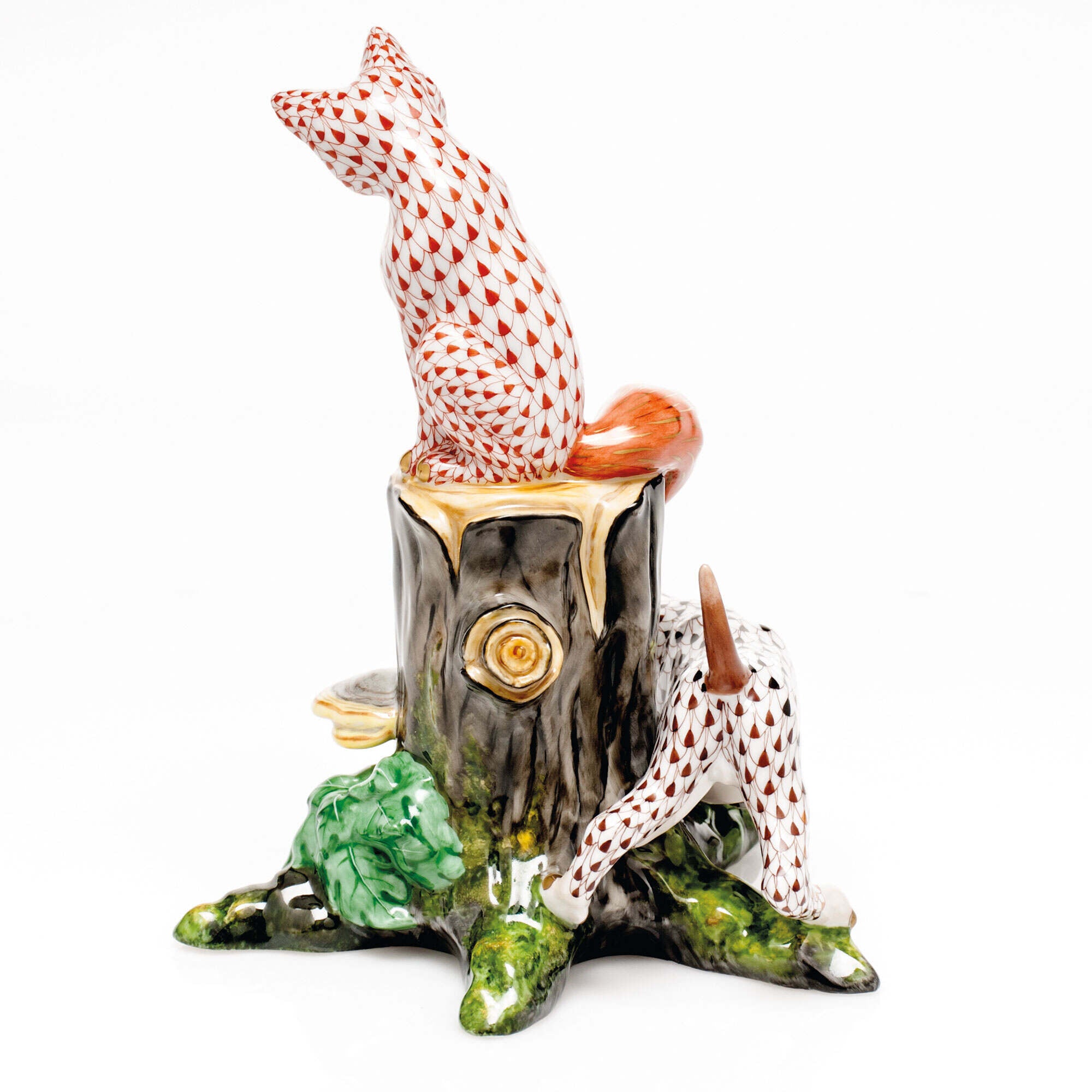 Herend Fox and Hound Figurine β additional view