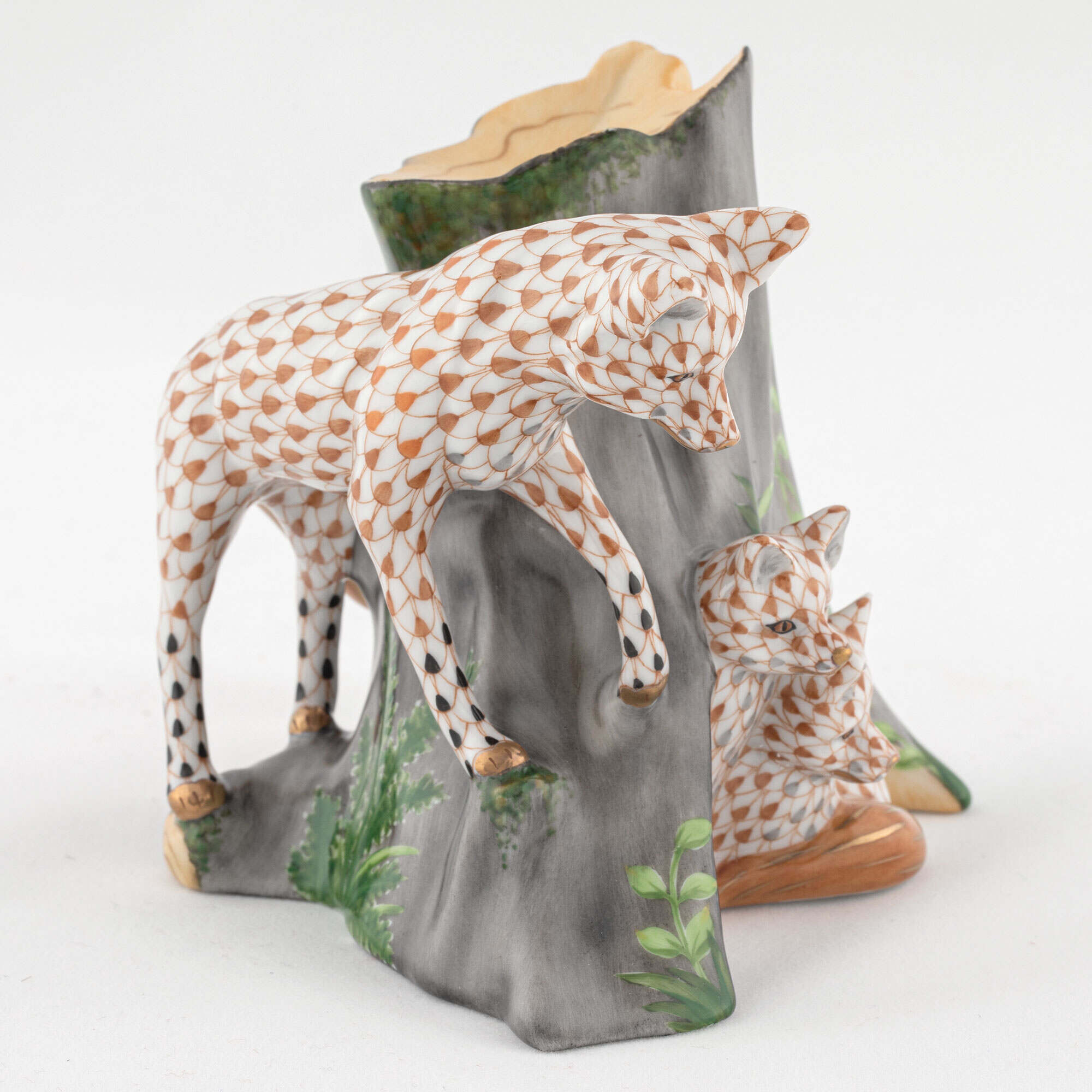 Herend Fox Den Figurine β additional view