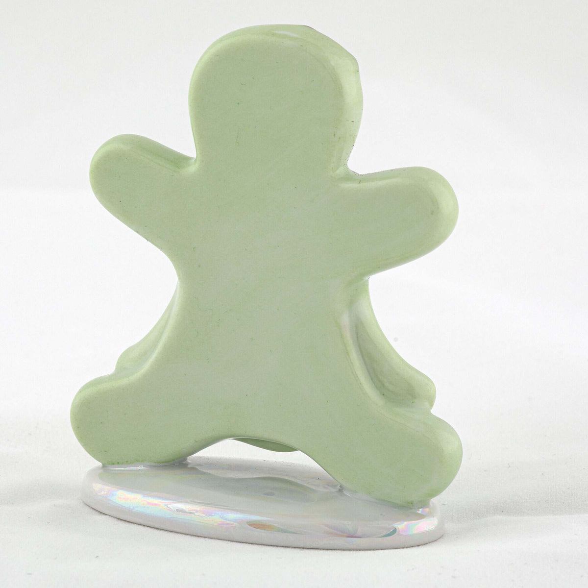 Herend Gingerbread Girl Figurine – Key Lime, alternate view