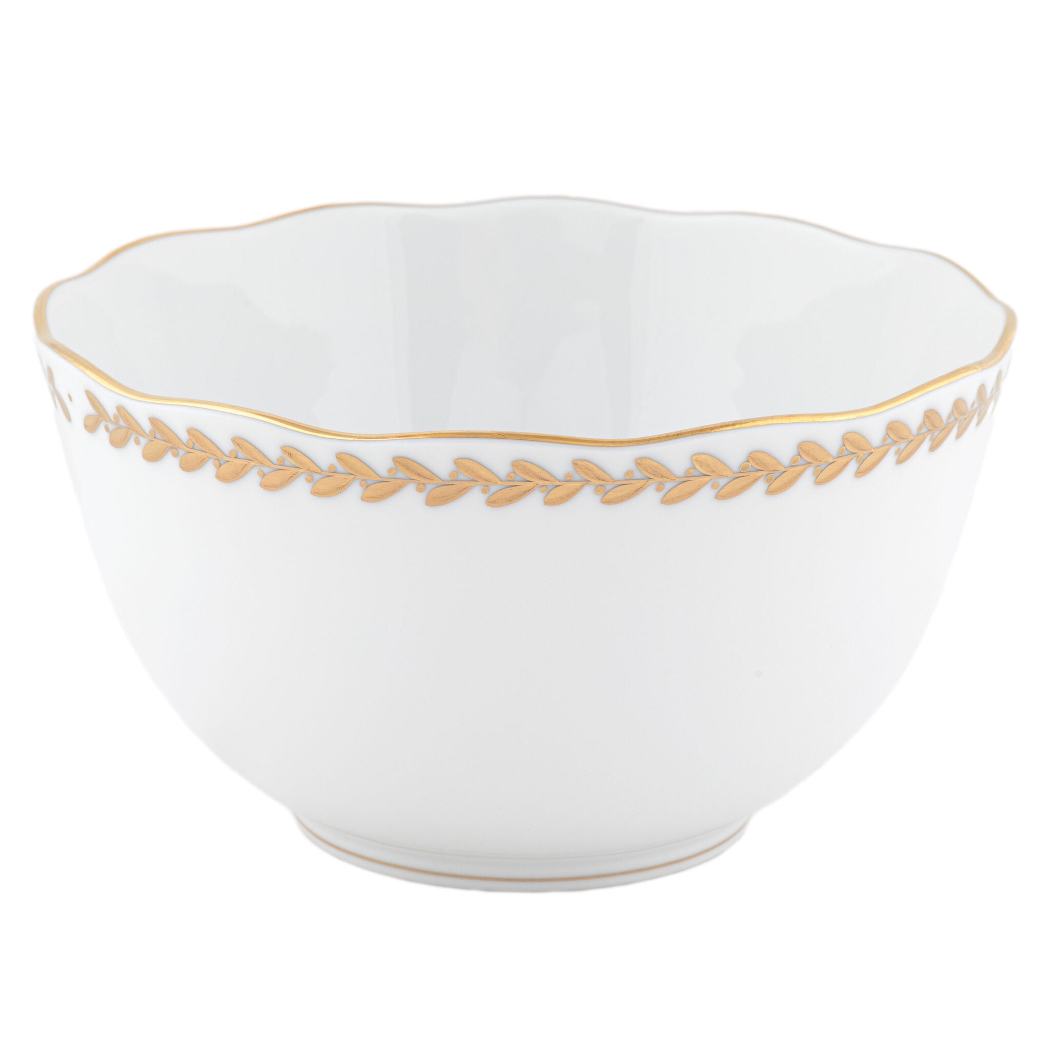 Herend Golden Laurel Round Open Vegetable Bowl โ additional view