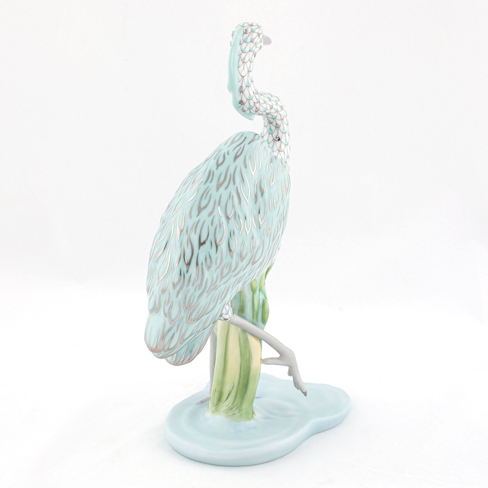 Herend Great Blue Heron Figurine β additional view