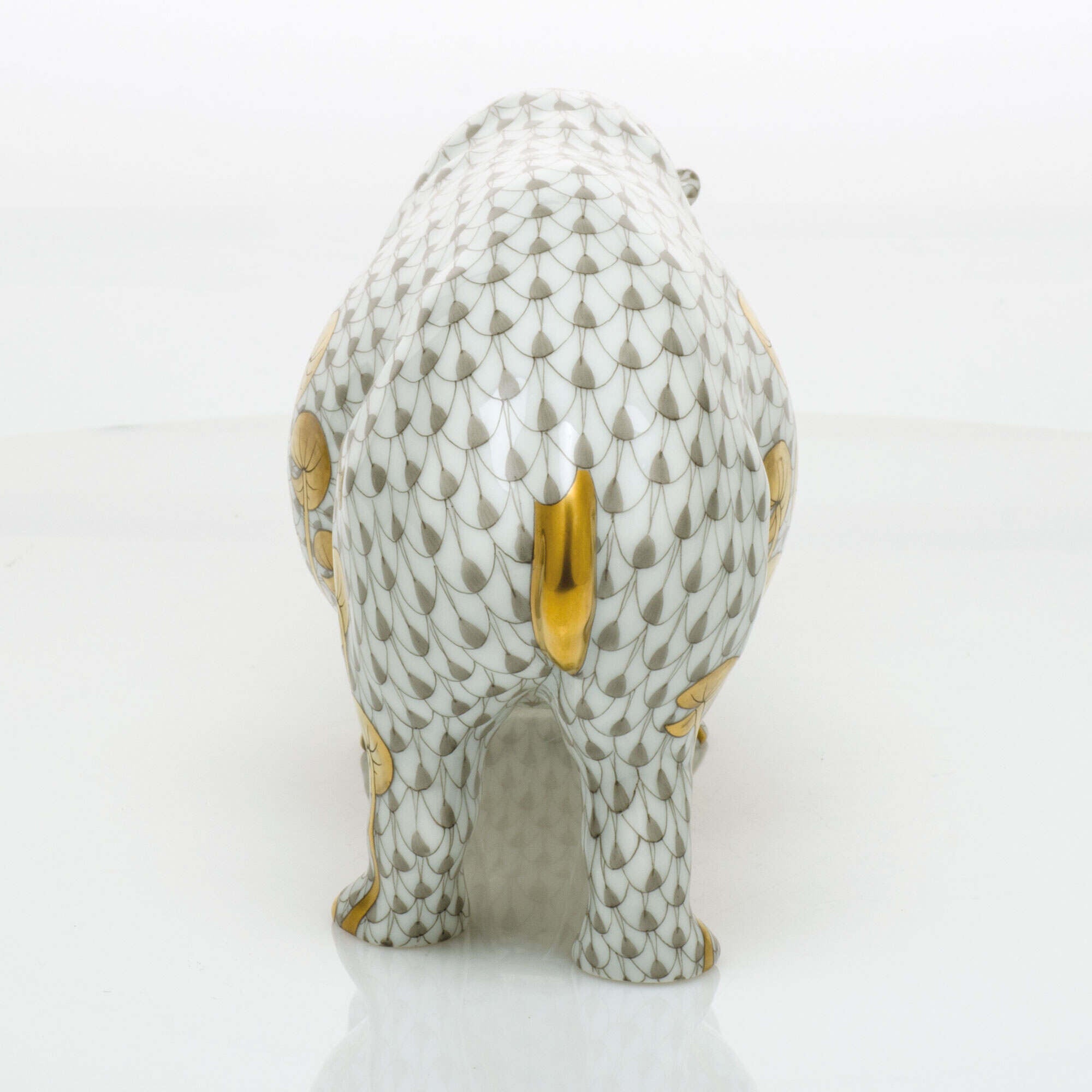 Herend Hippopotamus Figurine β additional view