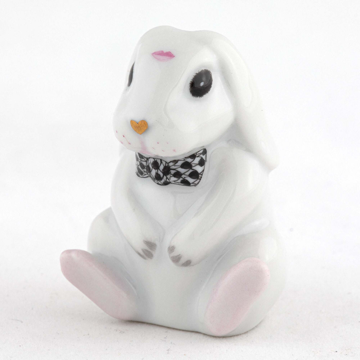 Herend Kisses Figurine – Black, alternate view