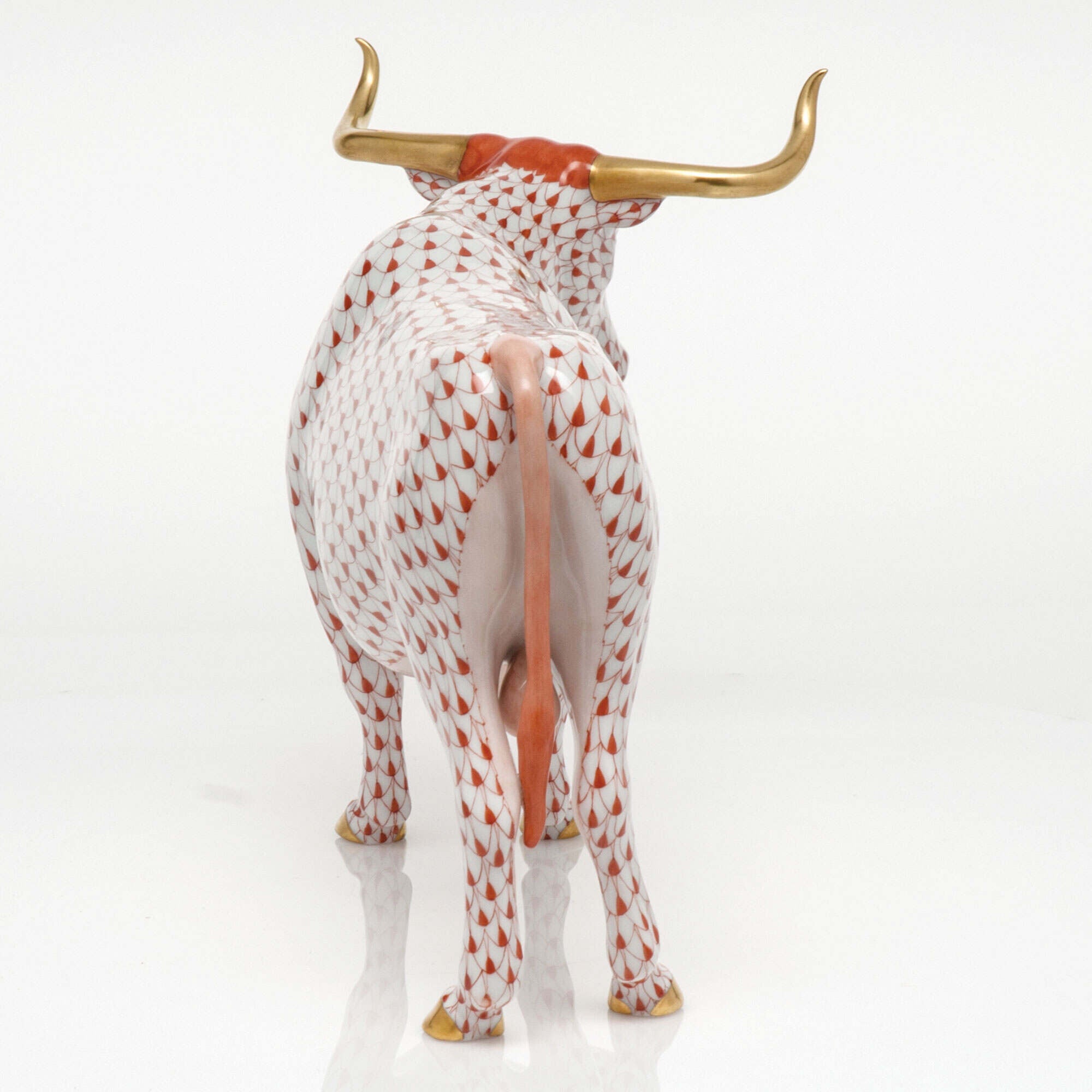 Herend Large Longhorn Figurine β additional view