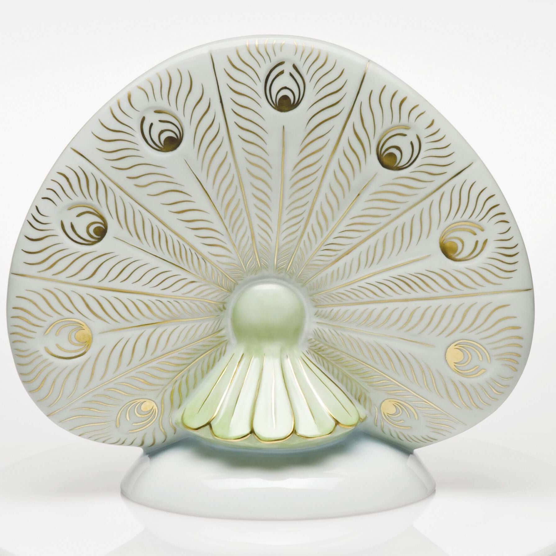 Herend Large Peacock Figurine — additional view