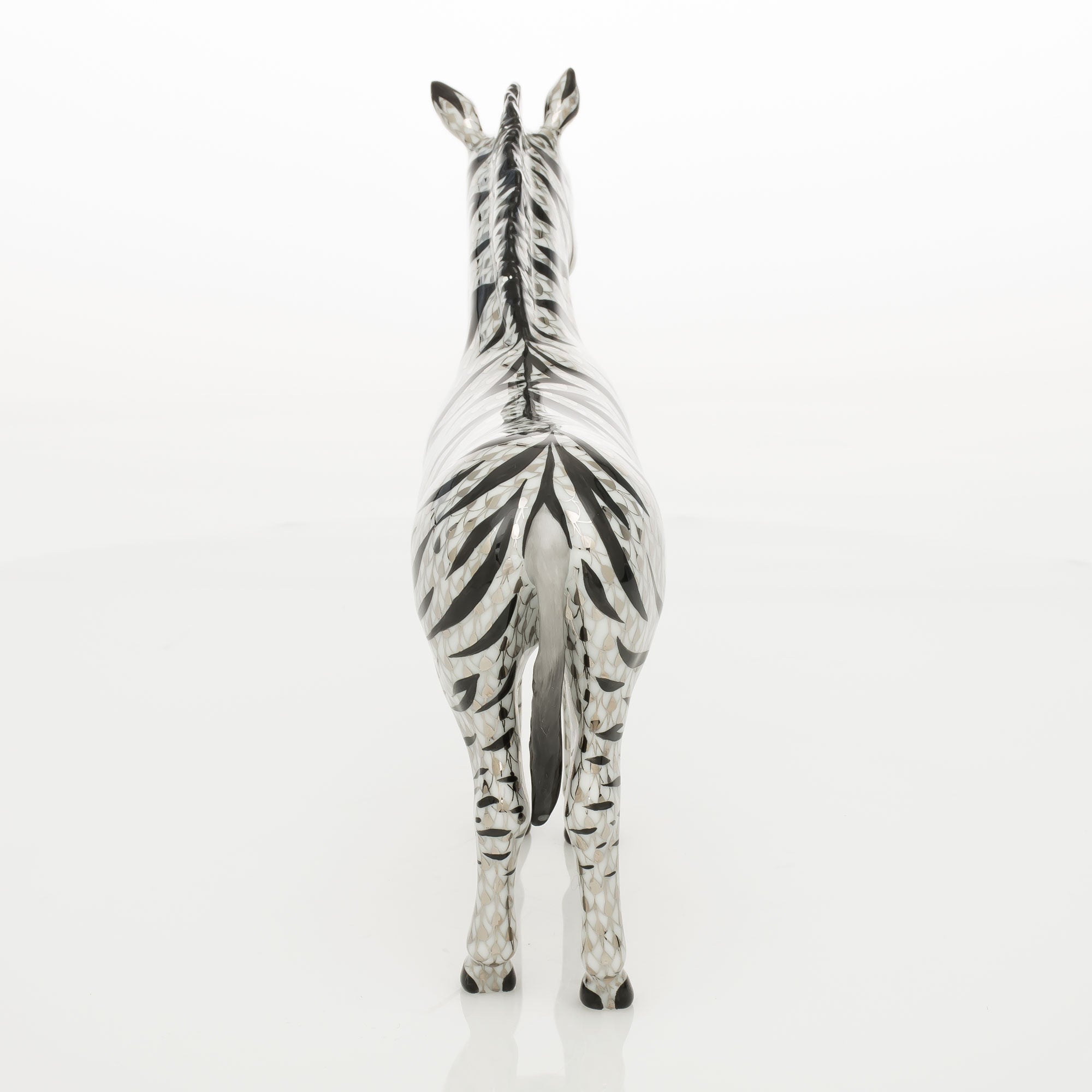 Herend Large Zebra Figurine β additional view