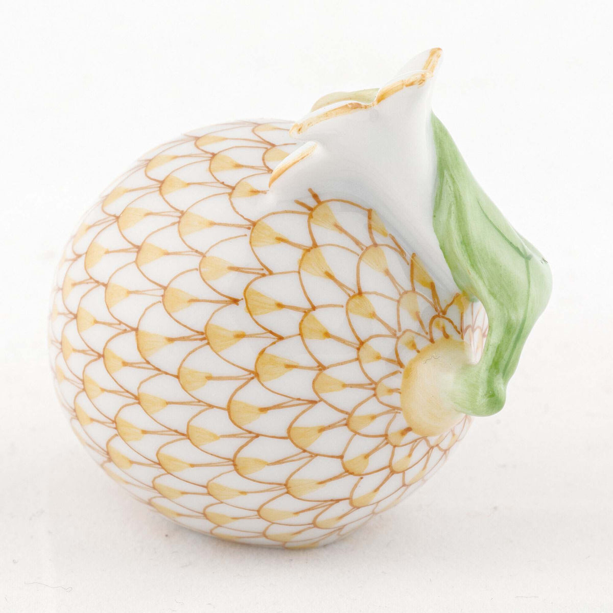 Herend Lemon with Blossom Figurine, alternate view