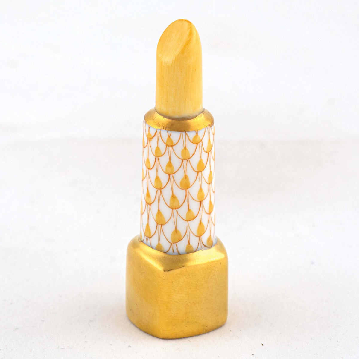 Herend Lipstick Figurine – Butterscotch, alternate view