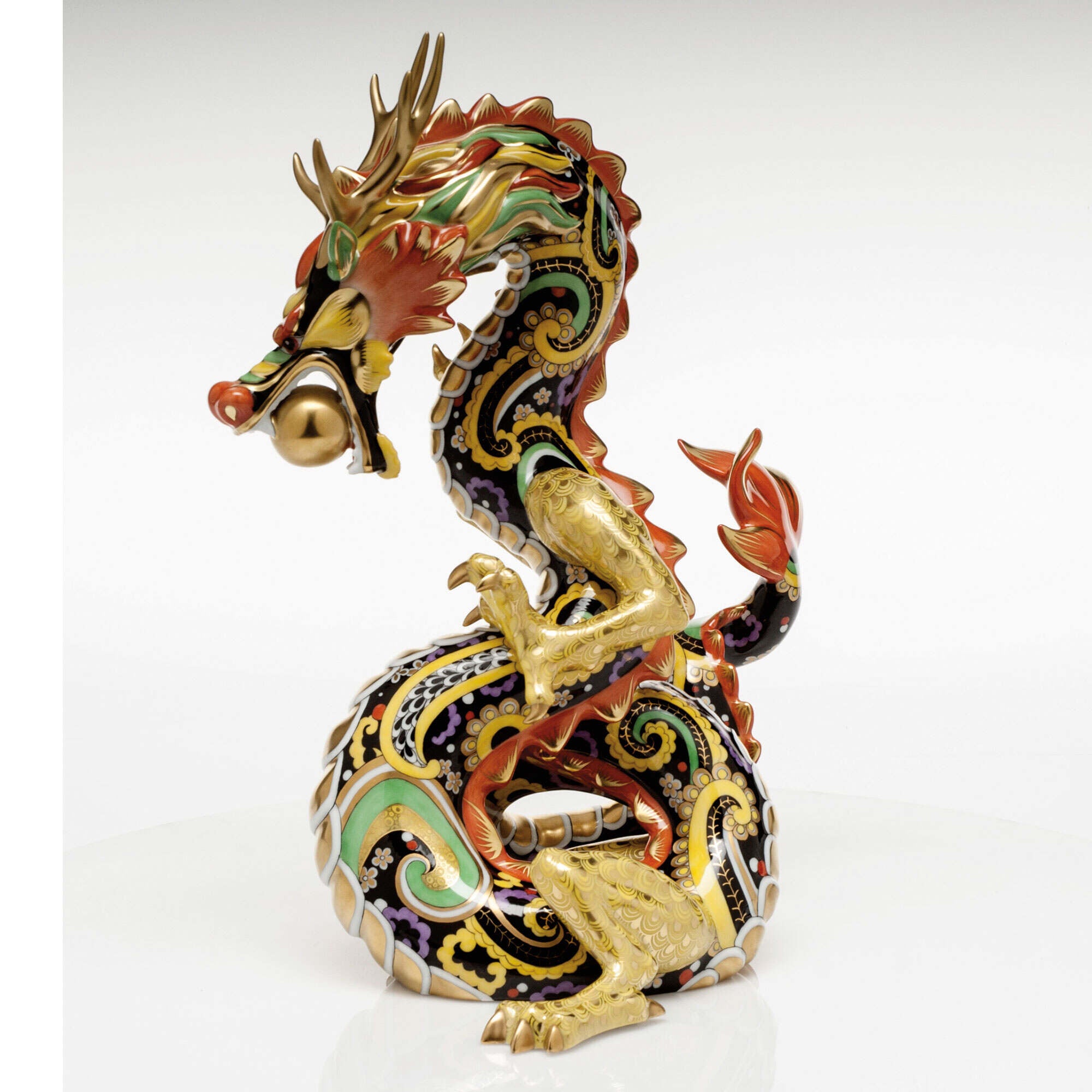 Herend Medieval Dragon Figurine β additional view