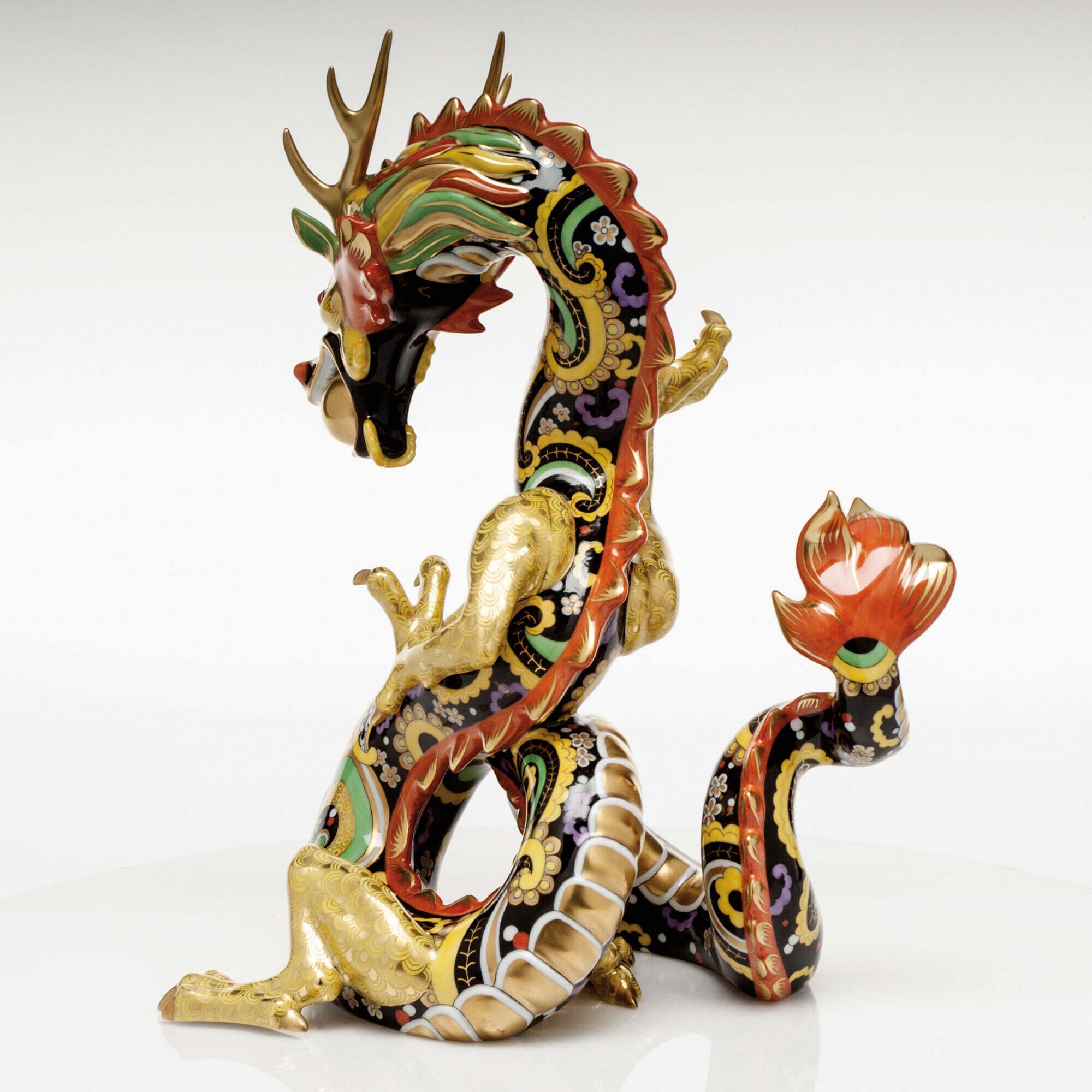 Herend Medieval Dragon Figurine β additional view